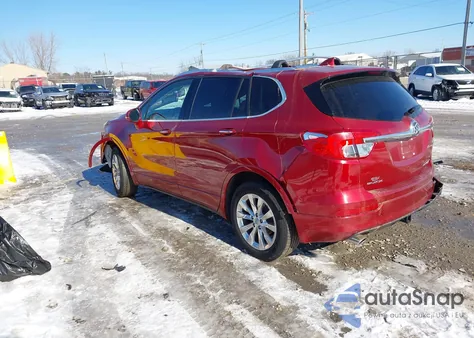 2017 Buick Envision Essence z USA, uszkodzony, nr VIN LRBFXDSA7HD123140